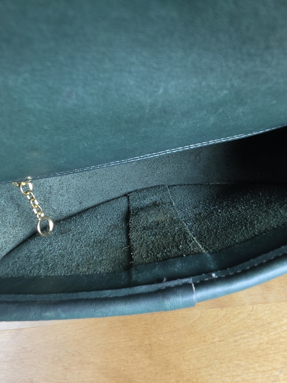 Vintage Coach Casey 9923 Bottle Green Leather Crossbody Pre-1994 USA - Picture 7 of 11